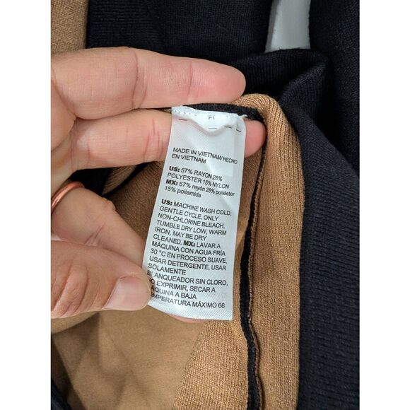 Chico's Cardigan Jacket women's 4 XXL black sweater blazer double Breasted - Picture 6 of 8